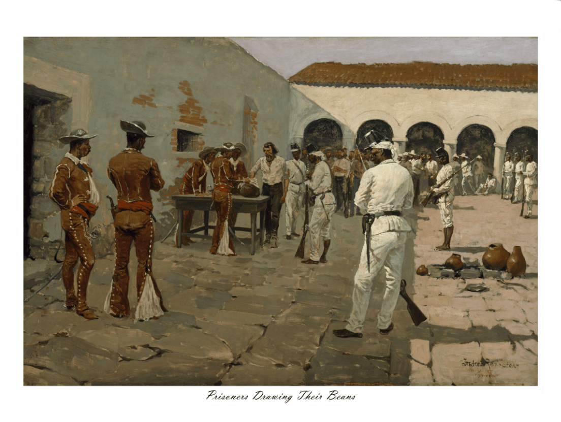 The Black Bean Episode - Remington, Limited Edition Fine Art Print + A Cowboy Bonus - Copano Bay Press