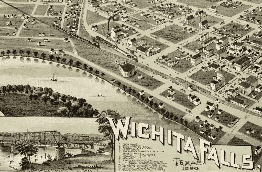 Wichita Falls in 1890