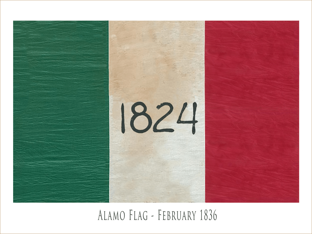 The Alamo Flag - February 1836