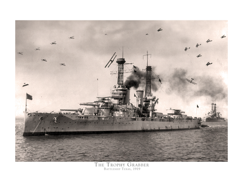 Battleship Texas - The Trophy Grabber, 1919 - Limited Edition