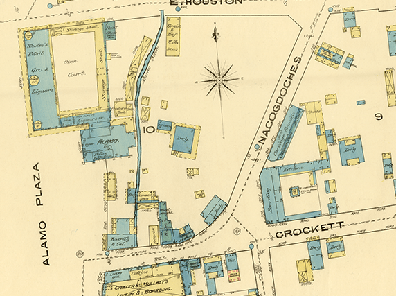 Alamo Plaza - 1885 - Copano Bay Press