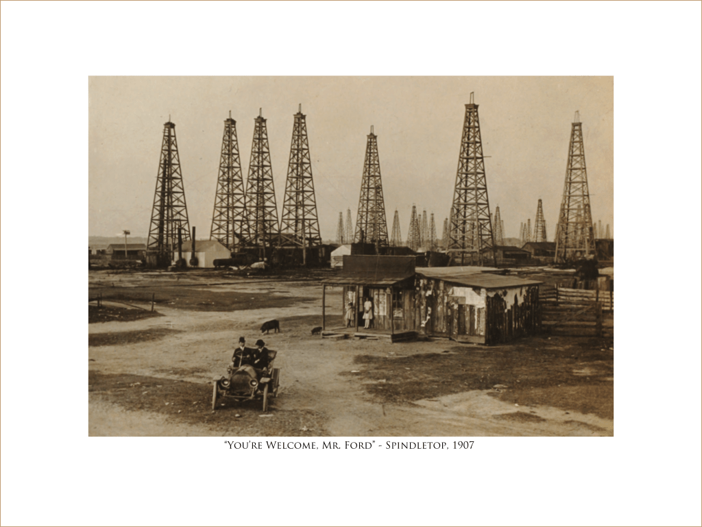 All Four Prints in the Spindletop Series - Copano Bay Press