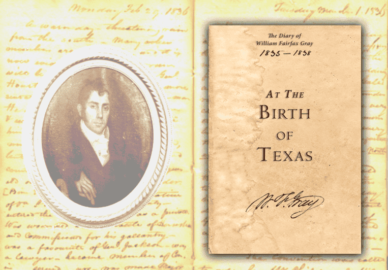 At the Birth of Texas - The Diary of William Fairfax Gray - Copano Bay Press