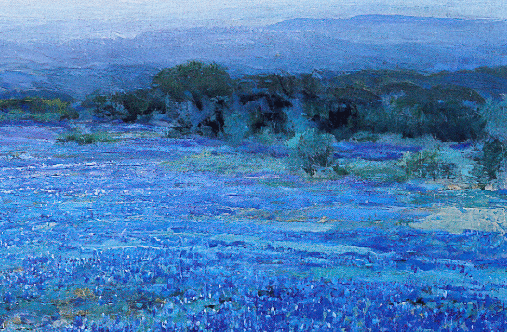 Bluebonnet Panorama by Julian Onderdonk - Limited Edition - Copano Bay Press