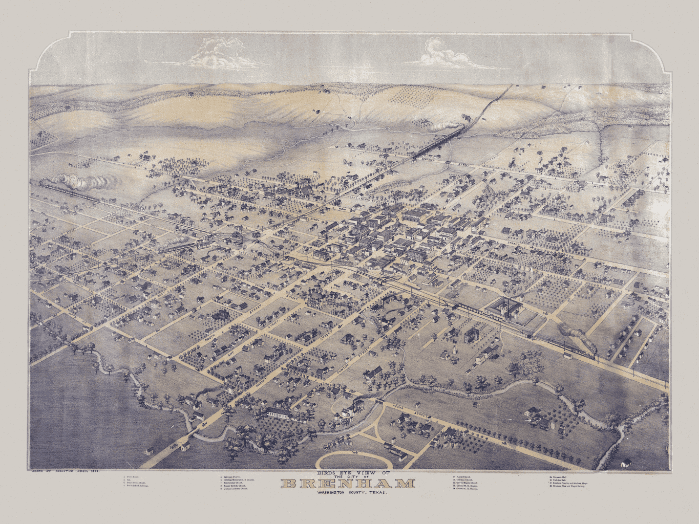 Brenham in 1881 - Copano Bay Press