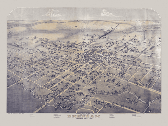 Brenham in 1881 - Copano Bay Press