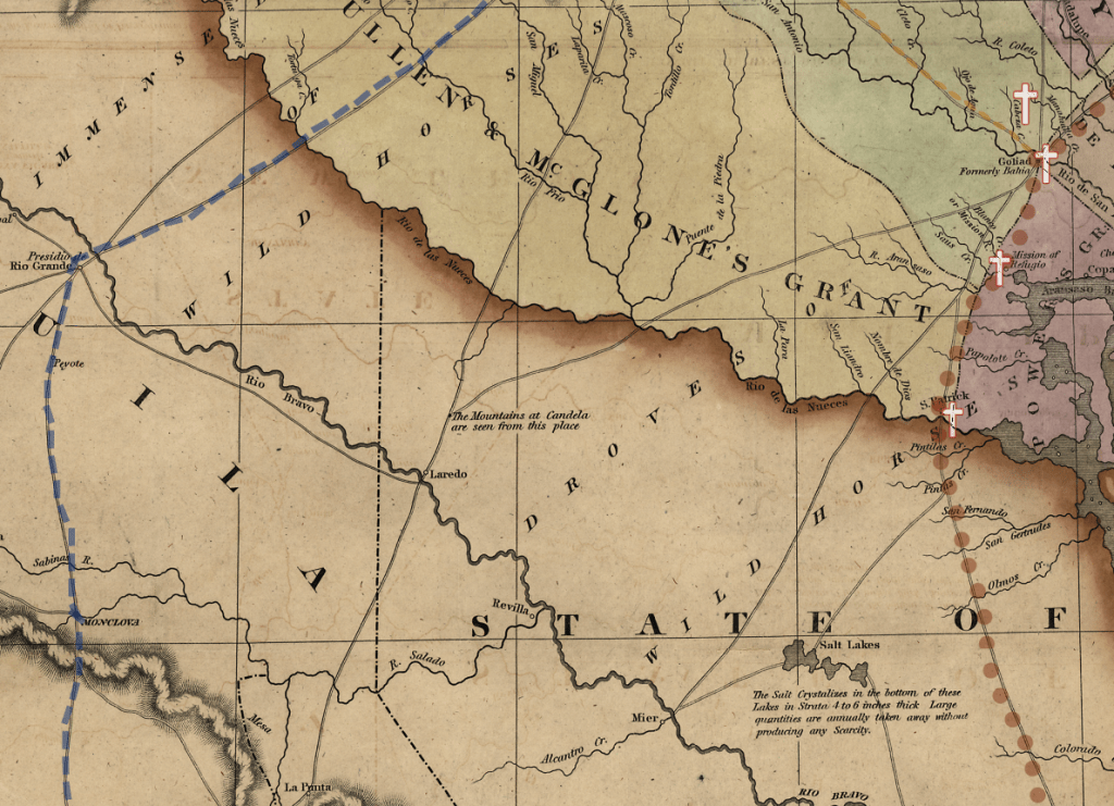 Campaign Map of the Texas Revolution - 1836 - Copano Bay Press