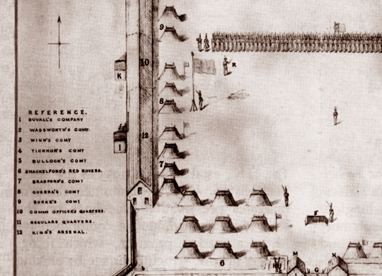 Capt. Chadwick's Plan of Presidio La Bahia - Goliad - 1836 - Copano Bay Press