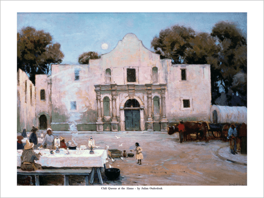 Chili Queens at the Alamo by Julian Onderdonk - Limited Edition Fine Art Print - Copano Bay Press