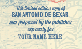 Corner's History & Guide to San Antonio - Personalized Limited Edition - Copano Bay Press