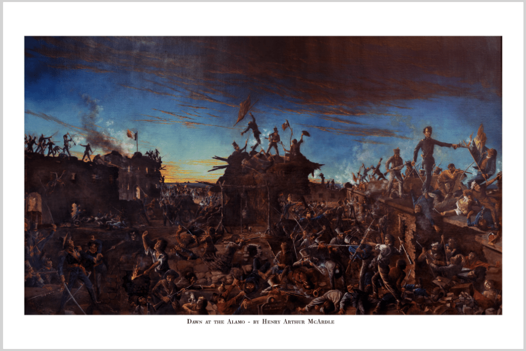 Dawn at the Alamo - Limited Edition - LARGE Version - Copano Bay Press