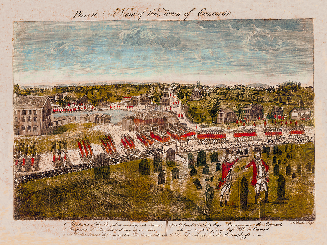 Doolittle's Battles of Lexington and Concord - Set of 4 Fine Art Prints