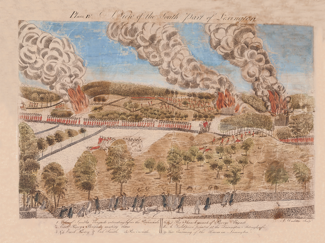 Doolittle's Battles of Lexington and Concord - Set of 4 Fine Art Prints