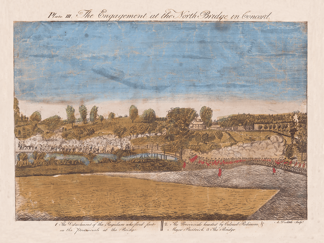 Doolittle's Battles of Lexington and Concord - Set of 4 Fine Art Prints - Copano Bay Press
