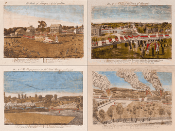 Doolittle's Battles of Lexington and Concord - Set of 4 Fine Art Prints