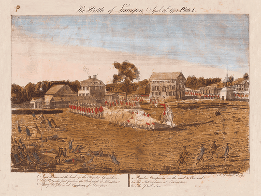 Doolittle's Battles of Lexington and Concord - Set of 4 Fine Art Prints - Copano Bay Press