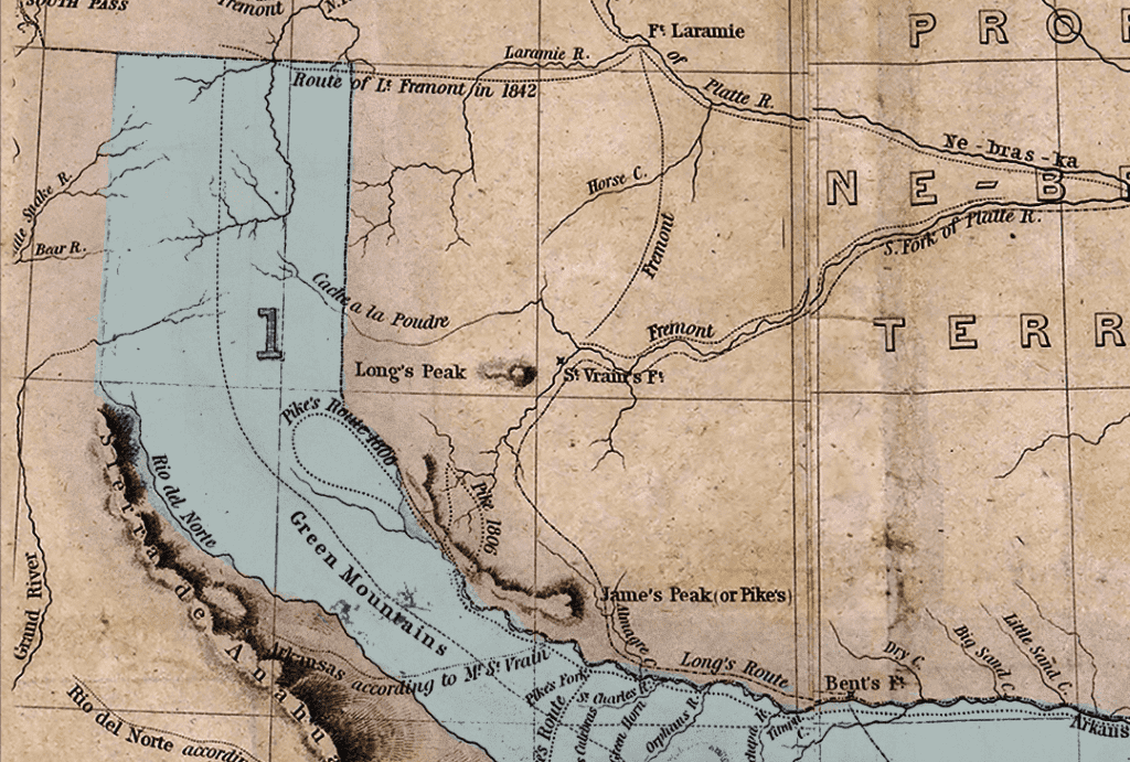 Emory's Republic of Texas Map - 1844 - Copano Bay Press