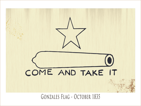 Flags of the Texas Revolution - Six Print Collection - Copano Bay Press