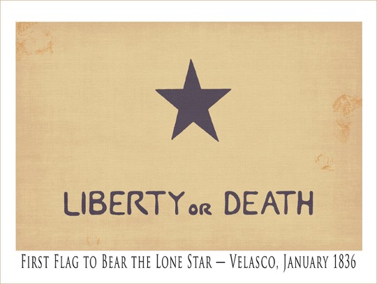 Flags of the Texas Revolution - Six Print Collection - Copano Bay Press