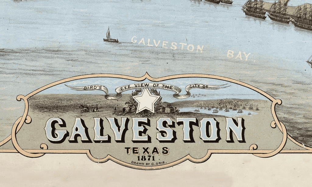 Galveston in 1871 - Copano Bay Press