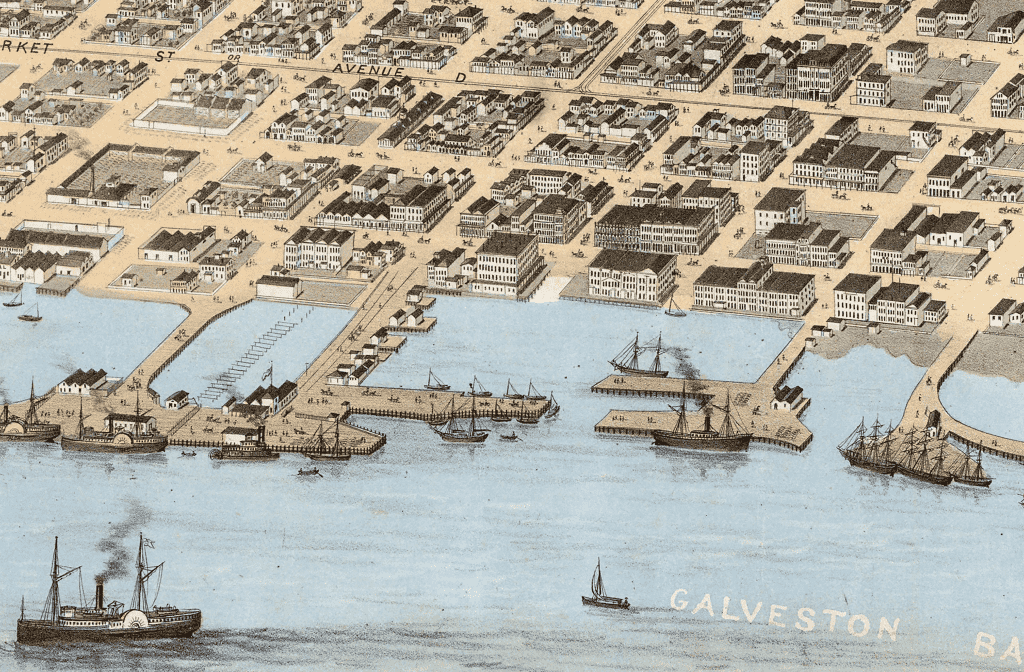 Galveston in 1871 - Copano Bay Press