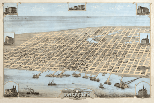 Galveston in 1871 - Copano Bay Press