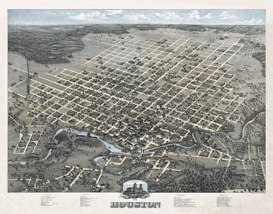 Houston in 1873 - Copano Bay Press