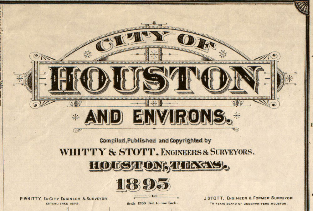 Houston, Texas - 1895 - Copano Bay Press