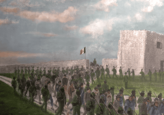 March to Goliad Massacre - Houston - Ltd Ed. Fine Art Print - Copano Bay Press