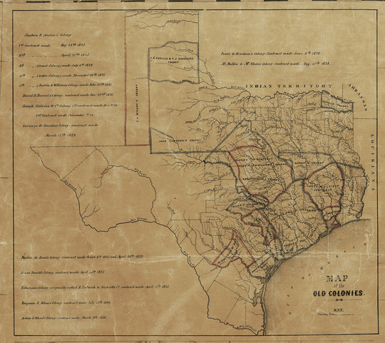 Pressler's Map of Texas - 1858 - Copano Bay Press