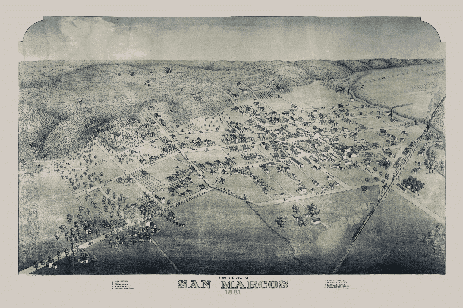 San Marcos in 1881 - Copano Bay Press