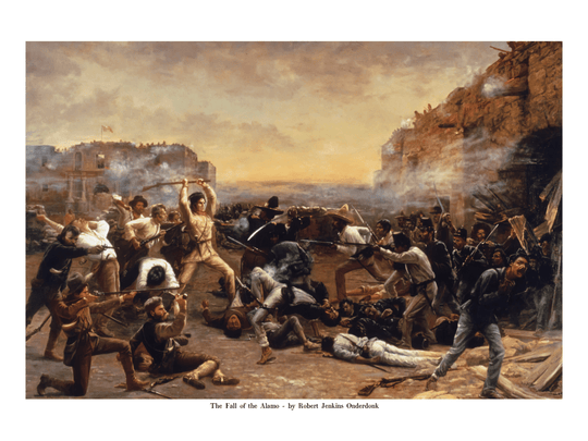 The Fall of the Alamo by Robert Onderdonk - Limited Edition - Copano Bay Press