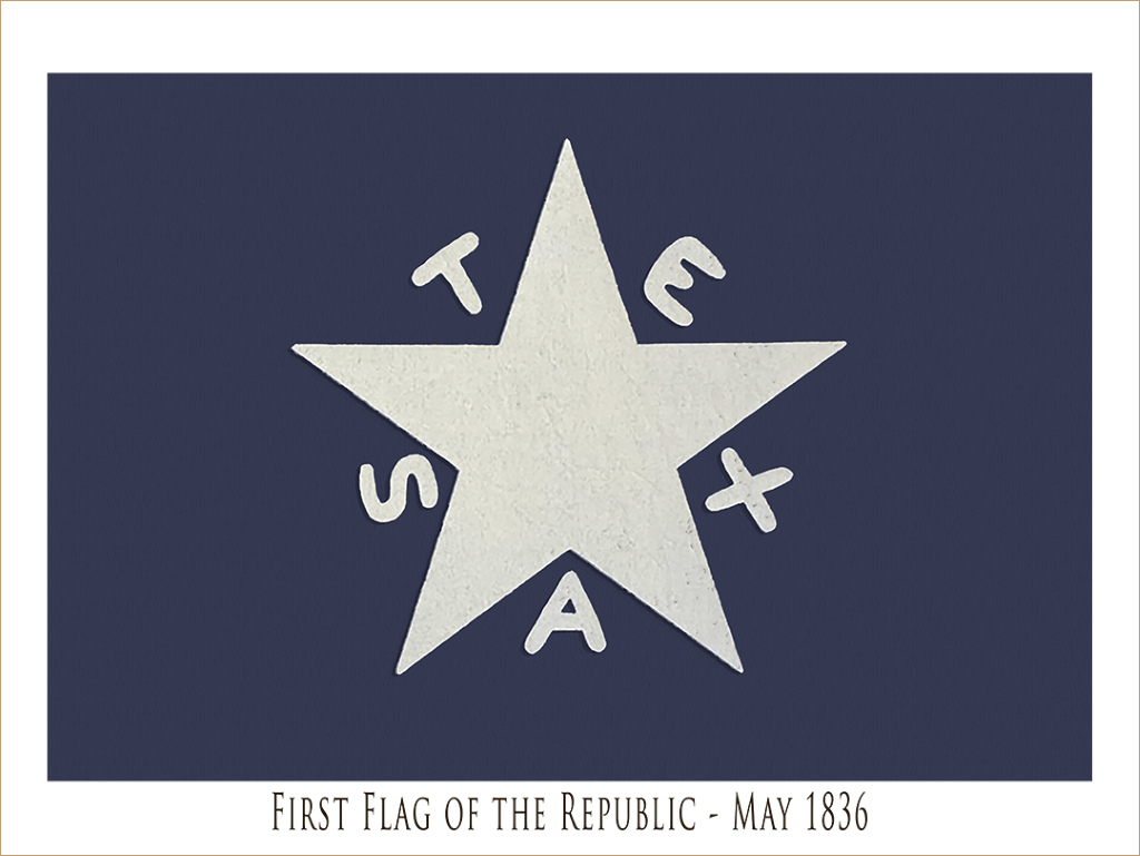 First Republic Of Texas Flag Zavala De Lorenzo Texas Flag