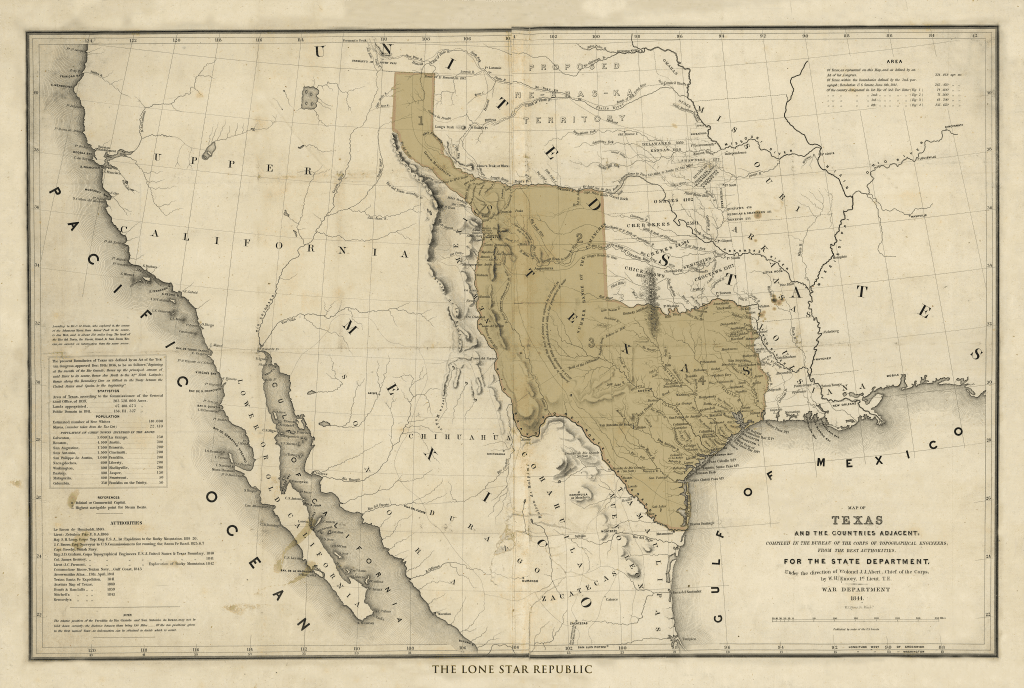 The Lone Star Republic - 1844 - Copano Bay Press