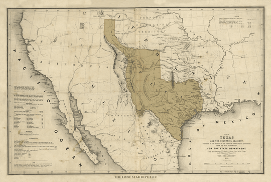 The Lone Star Republic - 1844 - Copano Bay Press