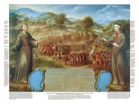 The San Saba Mission Massacre, 1765 - Limited Edition Fine Art Print