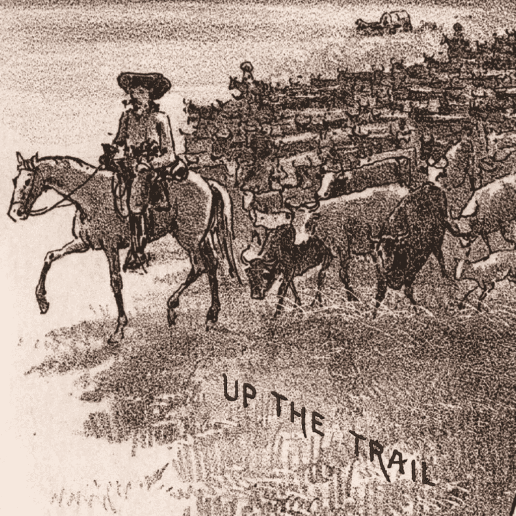 The Texas Cowboy - 1886 - Fine Art Print - Copano Bay Press