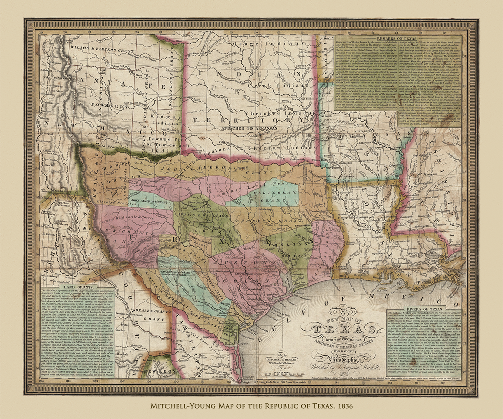 The Texas Triptych - Three Map Collection