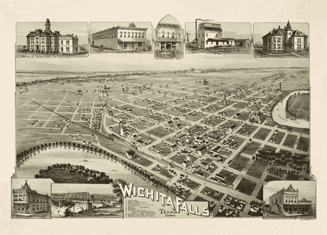 Wichita Falls in 1890 - Copano Bay Press