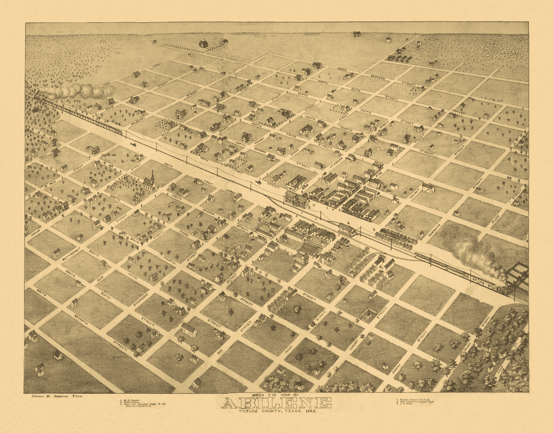 Abilene in 1883
