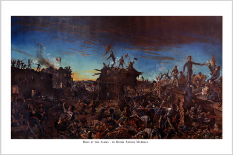 Dawn at the Alamo - Limited Edition - SMALL Version