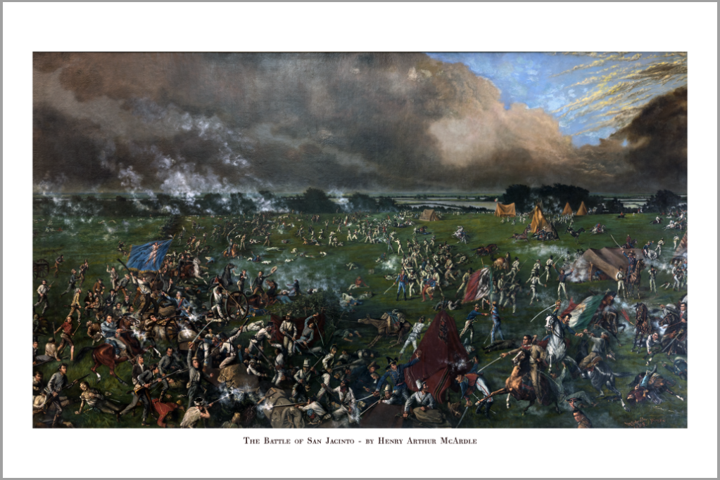 The Battle of San Jacinto - Limited Edition - SMALL Version