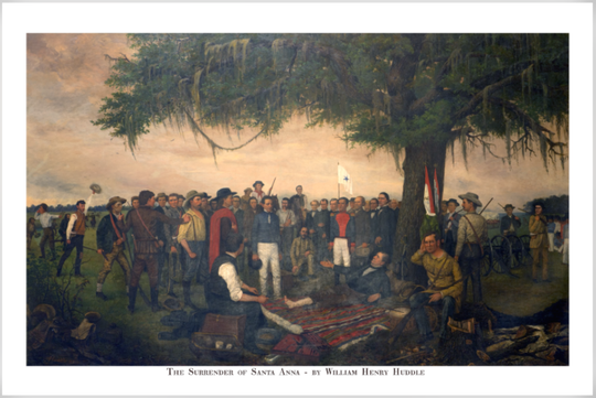 The Surrender of Santa Anna - Limited Edition - LARGE version