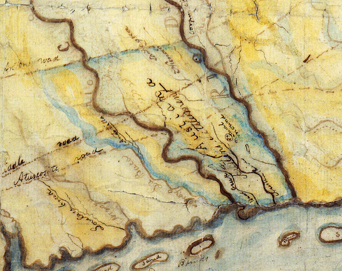 Texas Genesis - Stephen F. Austin's Map of 1822