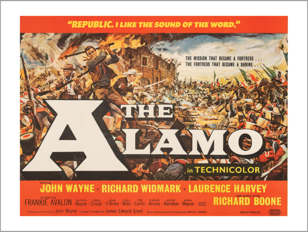 John Wayne's "The Alamo" Movie Poster