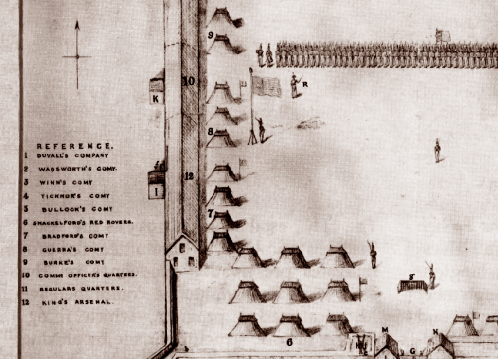 Capt. Chadwick's Plan of Presidio La Bahia - Goliad - 1836