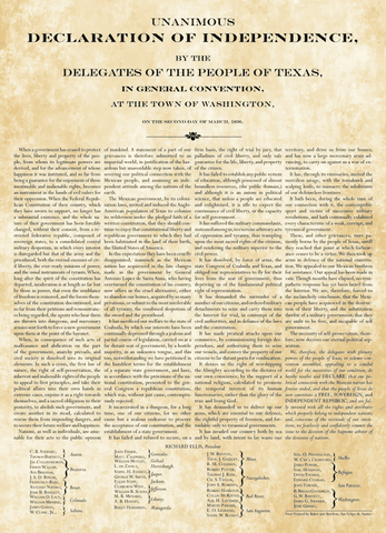 The Texas Declaration of Independence