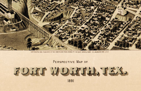 Fort Worth in 1891